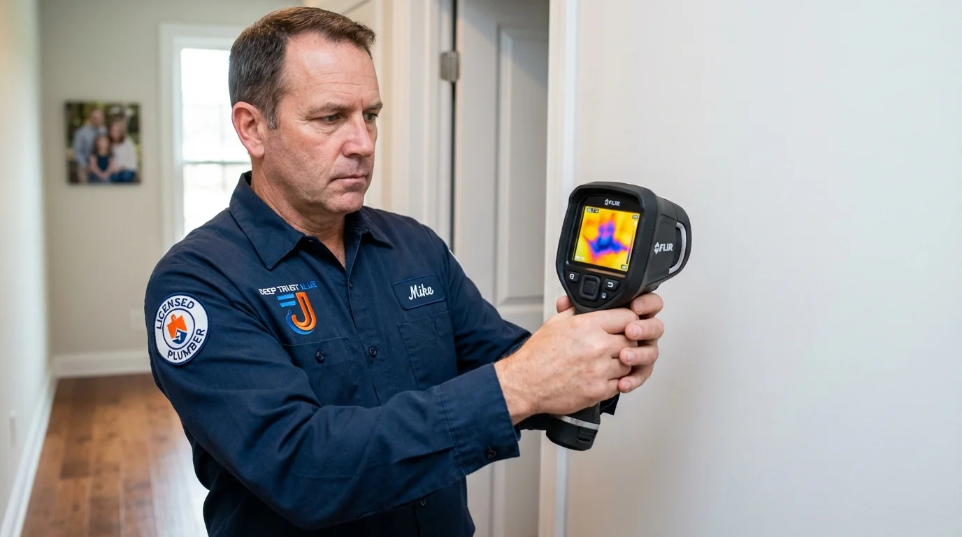 Thermal imaging leak detection by Johns Plumbing LLC in East Chicago